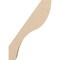 Ekena Millwork 5-inch W x 10-inch D x 14-inch H Geneva Rough Cedar Woodgrain TimberThane Knee Brace, Primed BRCUR05X10X14GNVRCPR - alternate 2
